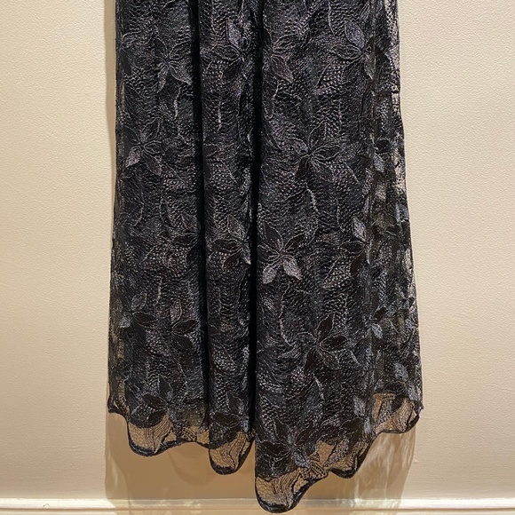 Gamba Paris Black Lace Floral Dress - Picture 8 of 8
